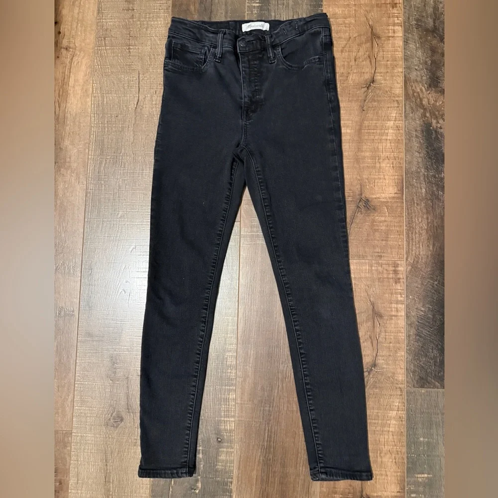 Madewell Women's Dark Charcoal‎ Skinny Jeans - Picture 4 of 6